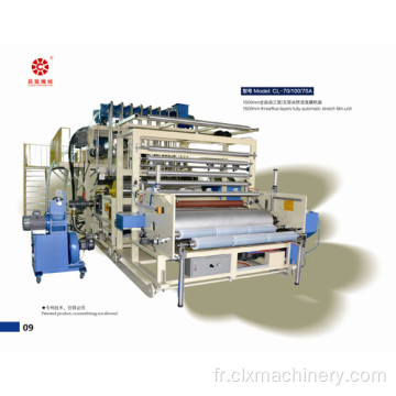 Machine de film étirable moulé LLDPE pour palettes